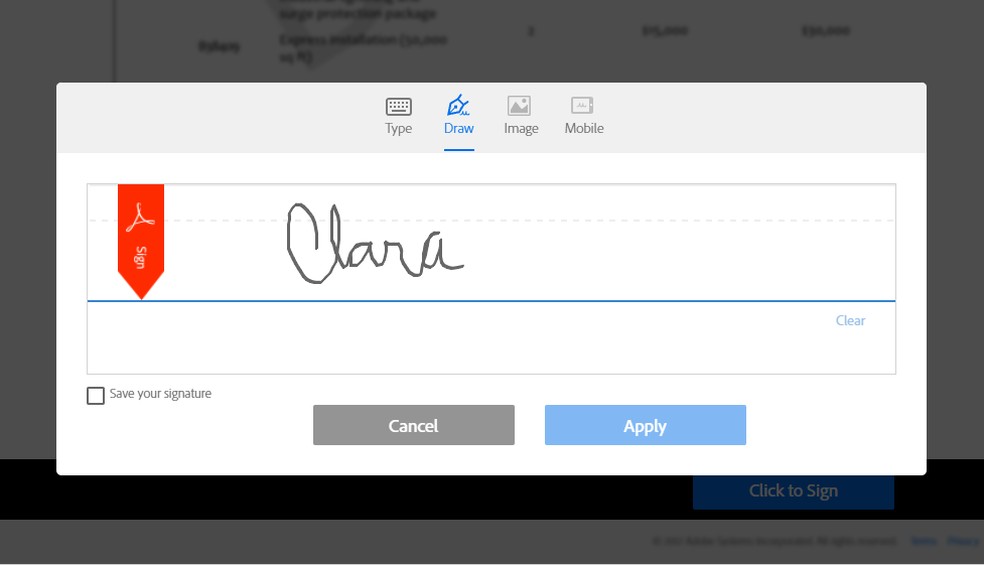 assinar um documento digitalmente
