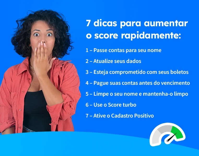 aumentar o score