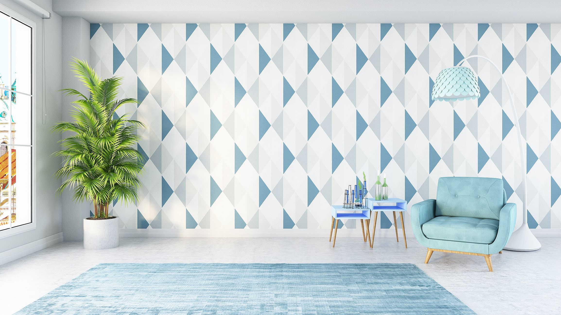 colocar papel de parede