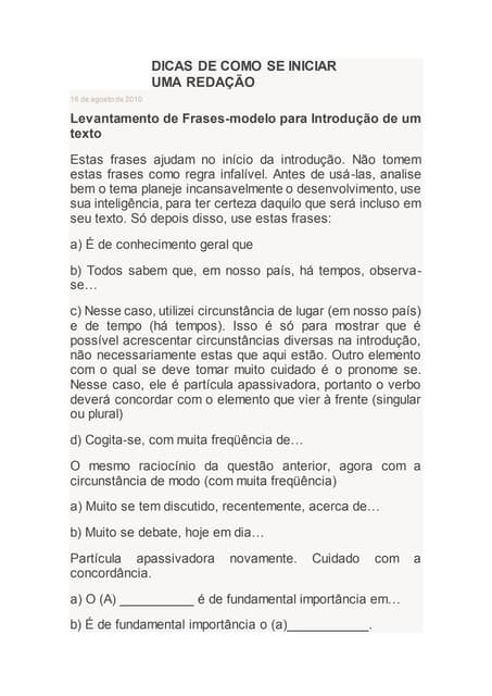 Citação ou Definição: Qual a Melhor Forma de Começar sua Redação?
5. Evite Clichês e Cative o Leitor: Dicas Essenciais para a Introdução Ideal