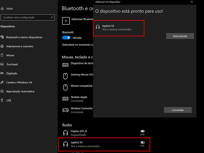 conectar fone bluetooth no pc