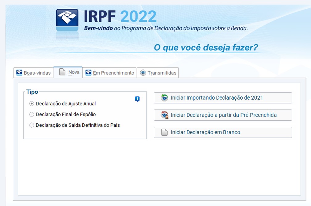 declarar imposto de renda