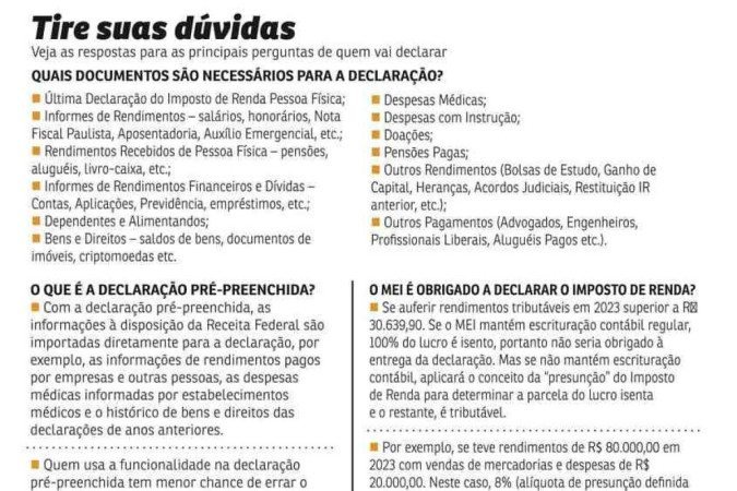 Imposto de Renda 2026: Quem Precisa Declarar e Quais os Prazos?