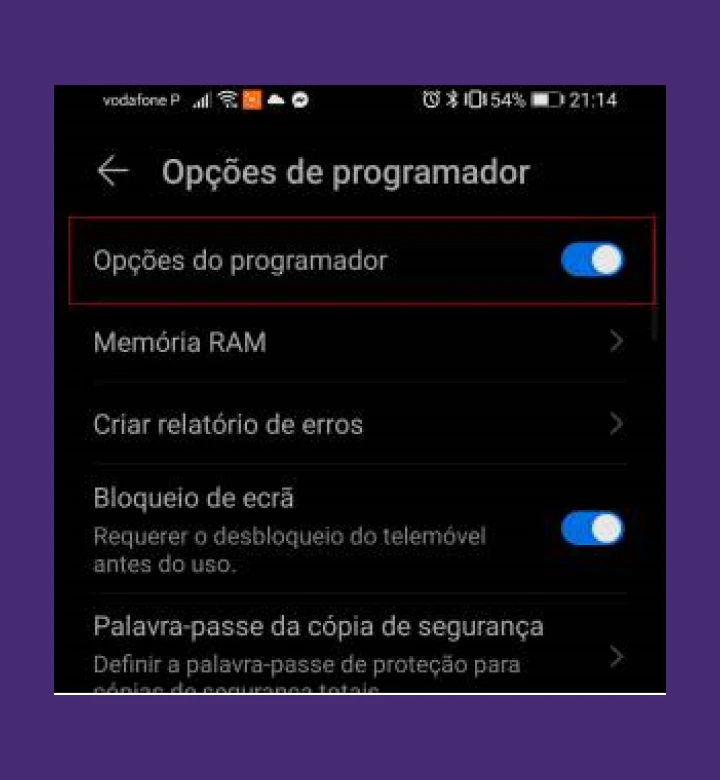 Por que desativar o Modo Desenvolvedor no Android?
