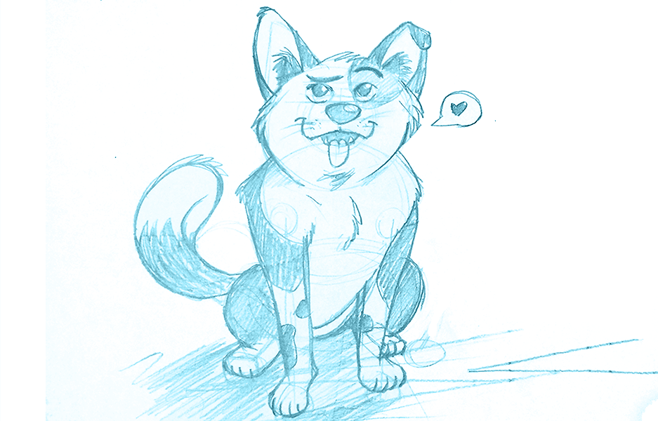 desenhar um cachorro