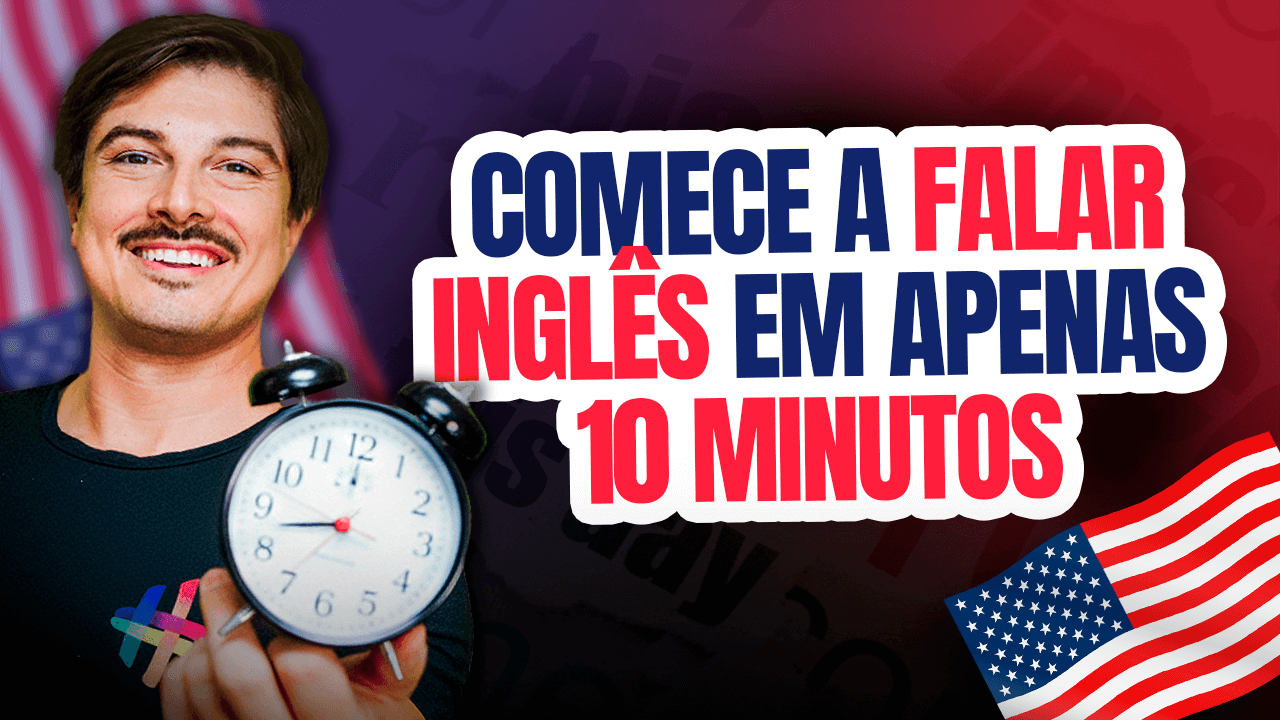 falar em inglês