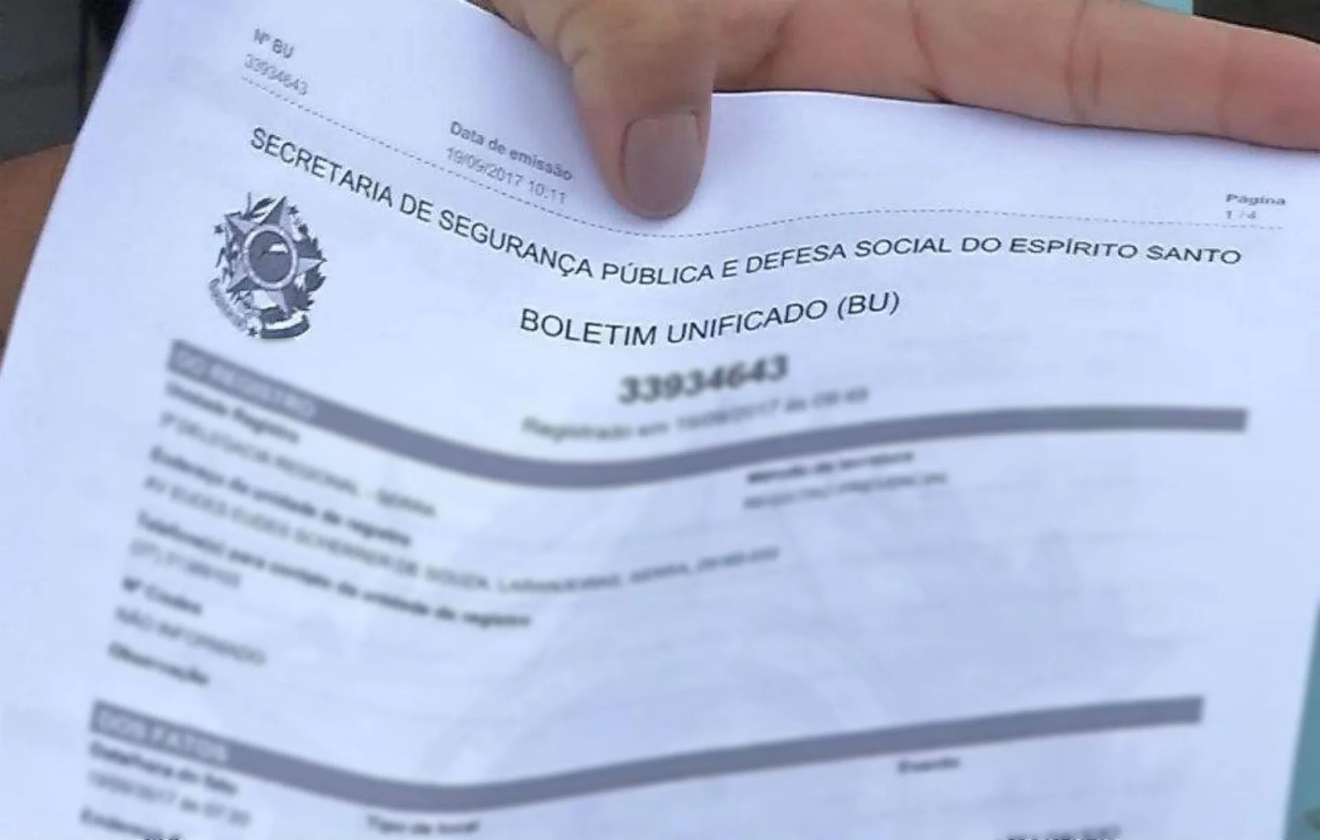 fazer boletim de ocorrência online