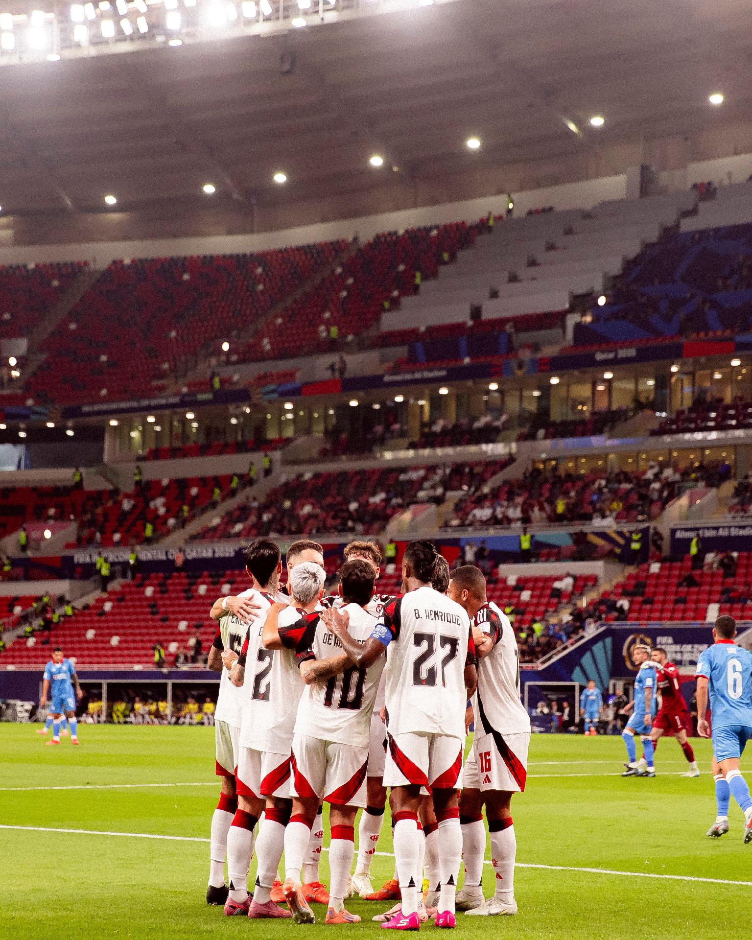 ficou o jogo do flamengo