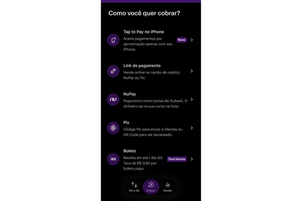 gerar boleto no nubank