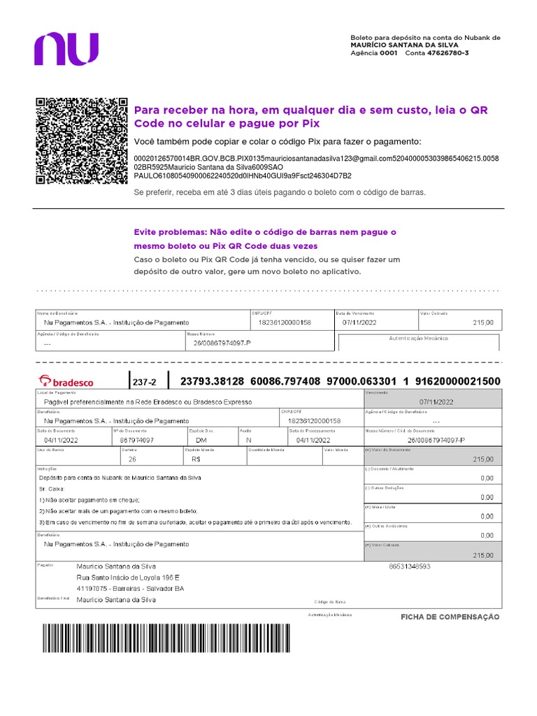 Depósito via Boleto no Nubank: Passo a Passo Simples para Adicionar Dinheiro