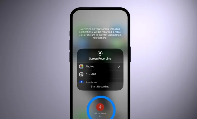 gravar a tela do iphone
