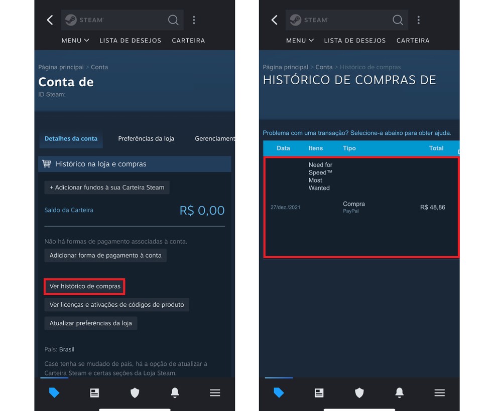 pedir reembolso na steam