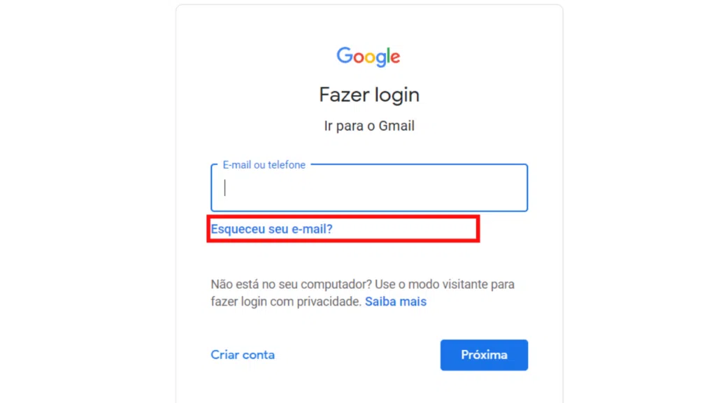 Guia completo para recuperar conta Google desativada