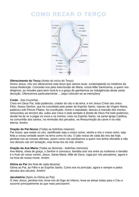 rezar o terço