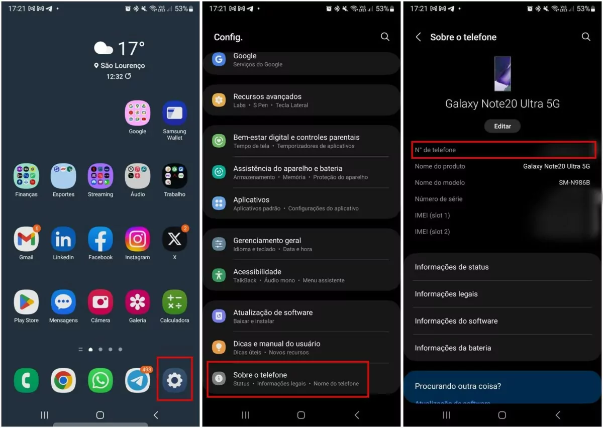 saber meu número da claro