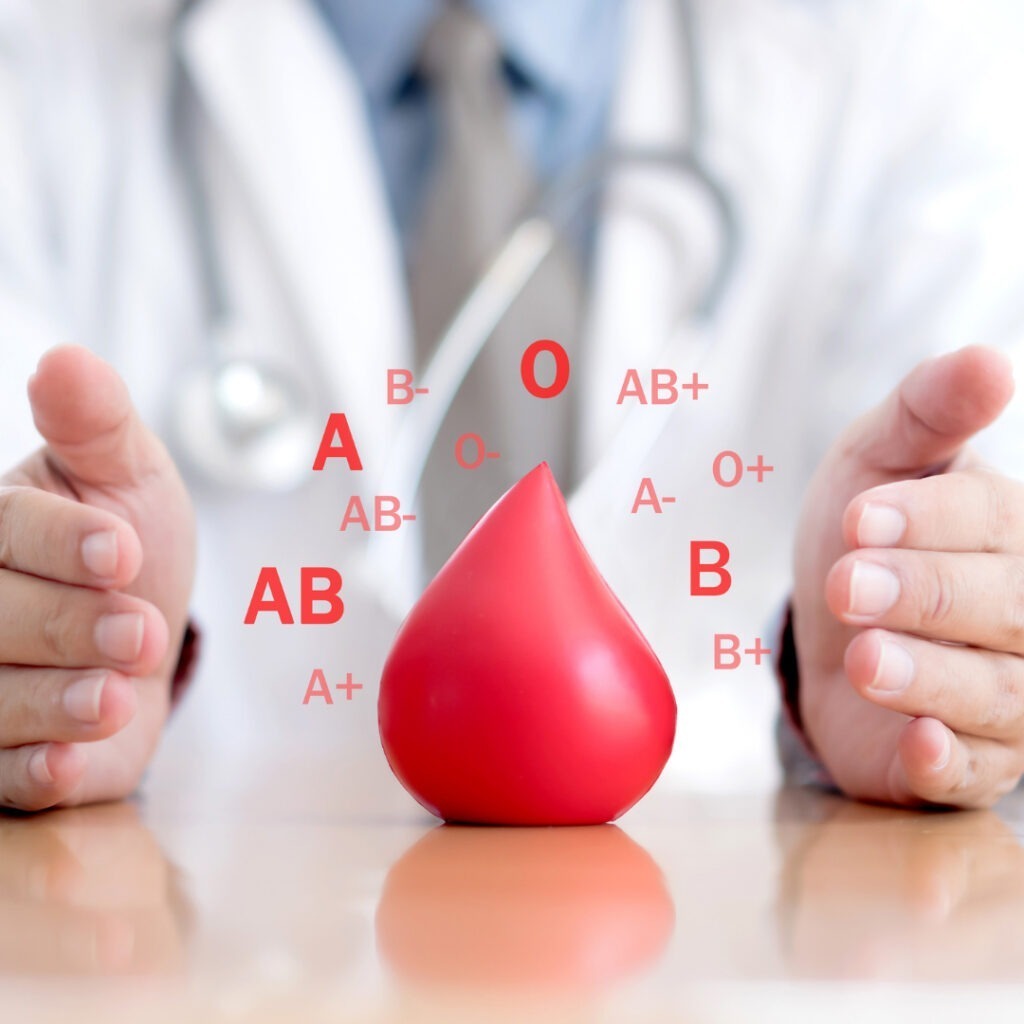 saber meu tipo sanguíneo