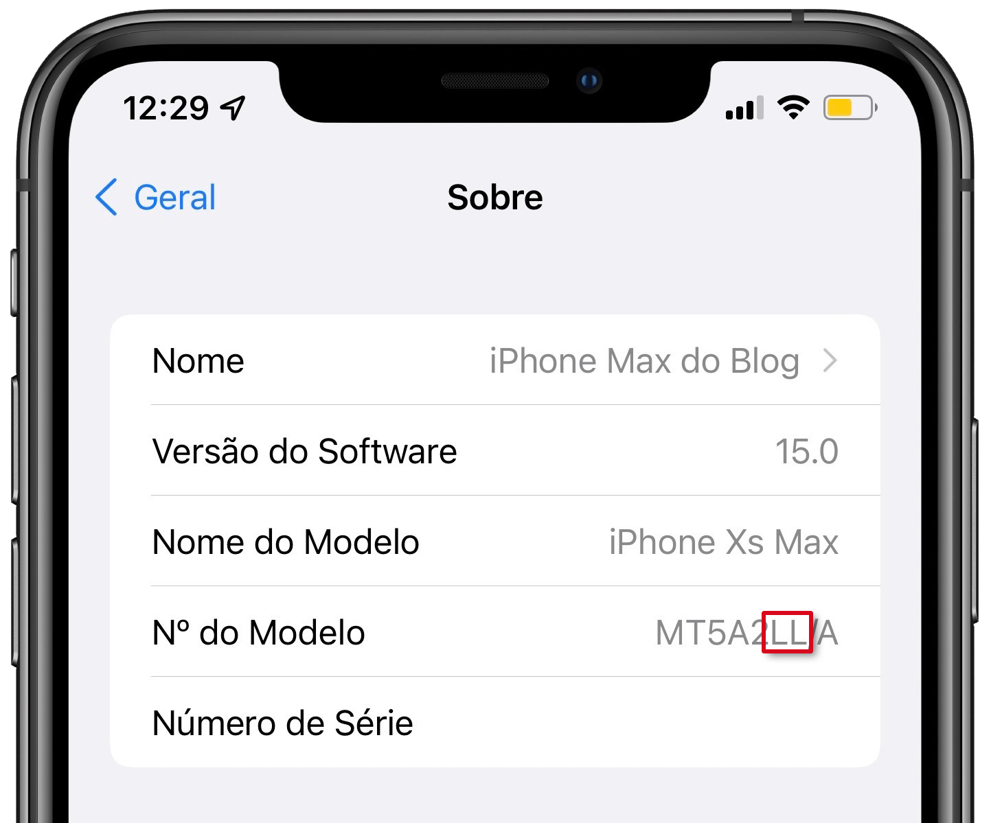 saber se o iphone é original