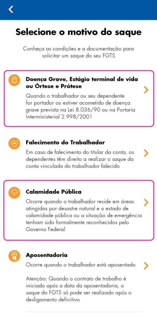 sacar o fgts