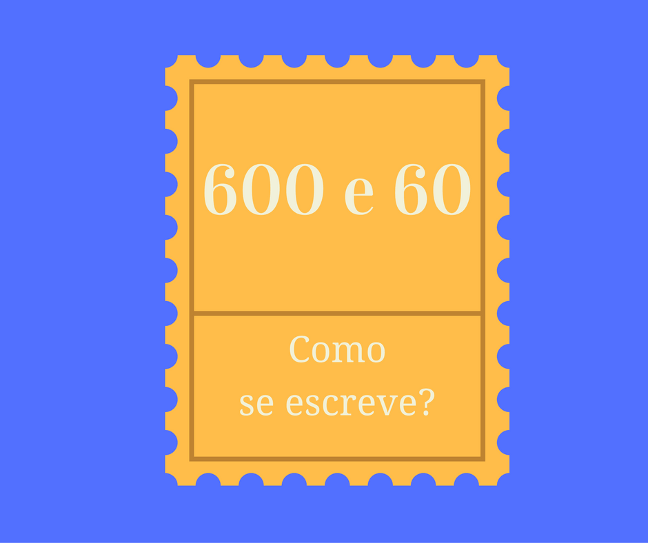 se escreve 60