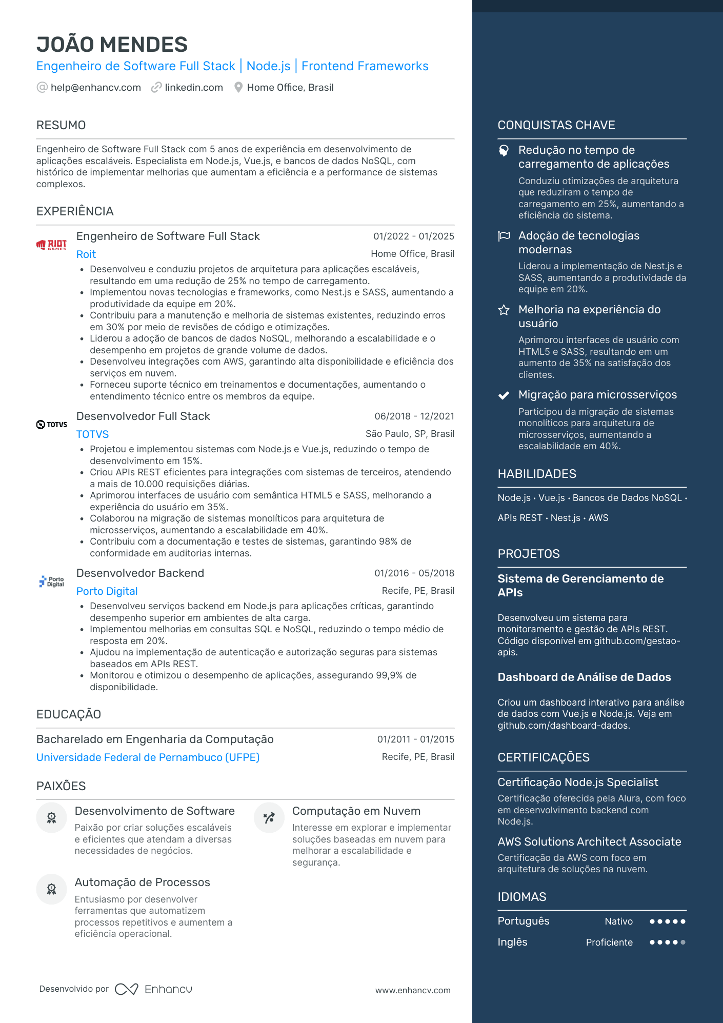 se fosse a primeira vez