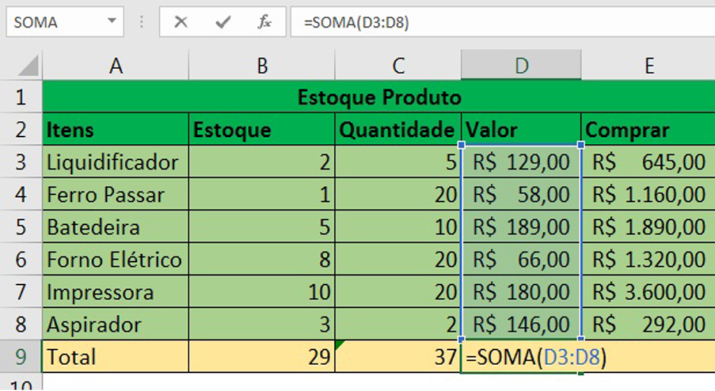 5 ideias de títulos:
1. Domine a Função SOMA no Excel: Guia Completo
2. Atalhos Essenciais para Somar Dados Rapidamente no Excel
3. Somar Células Específicas: O Poder do Operador + no Excel
4. Transforme Seus Dados: Somando com Tabelas Dinâmicas no Excel
5. Excel para Iniciantes: Métodos Simples para Somar Valores