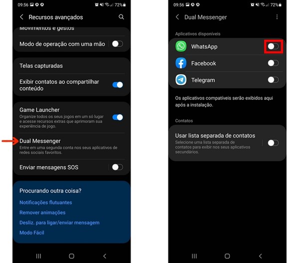 ter 2 whatsapp no mesmo celular com números diferentes