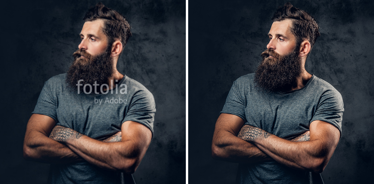 tirar marca d'água de foto